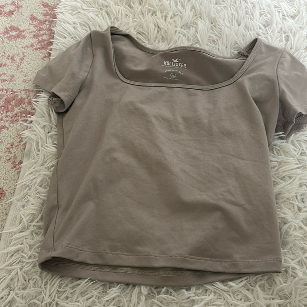 Hollister square neck top
